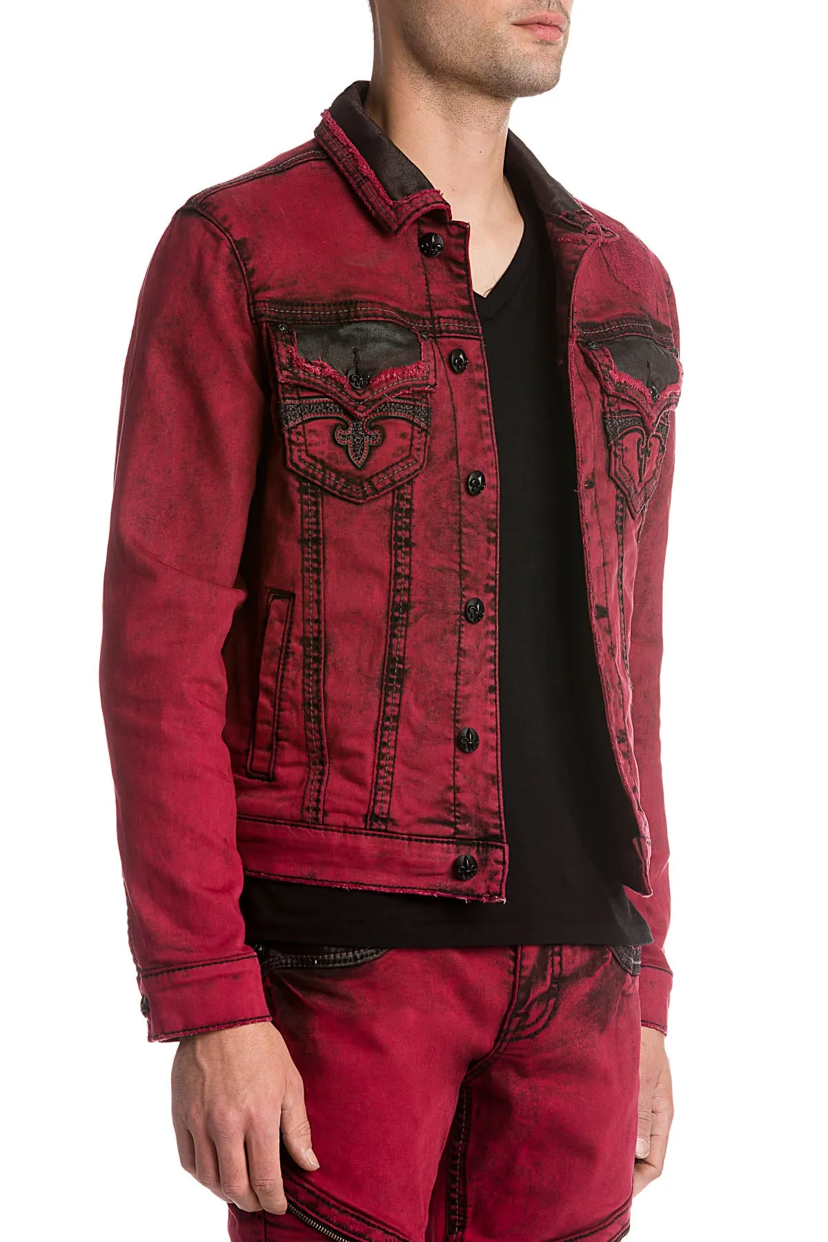 DOHENY DENIM JACKET sold by Rock Revival product image thumbnail 3