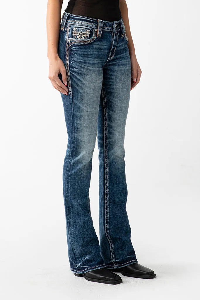 HIBISCUS BOOTCUT JEANS sold by Rock Revival product image thumbnail 2