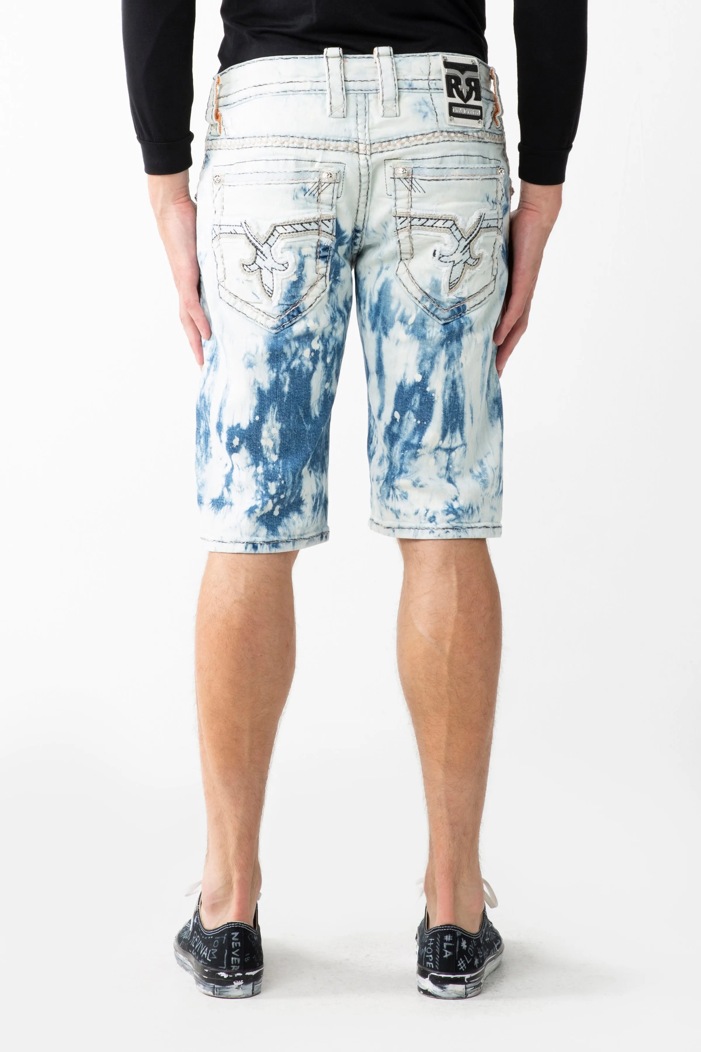 RAUF DENIM SHORTS sold by Rock Revival