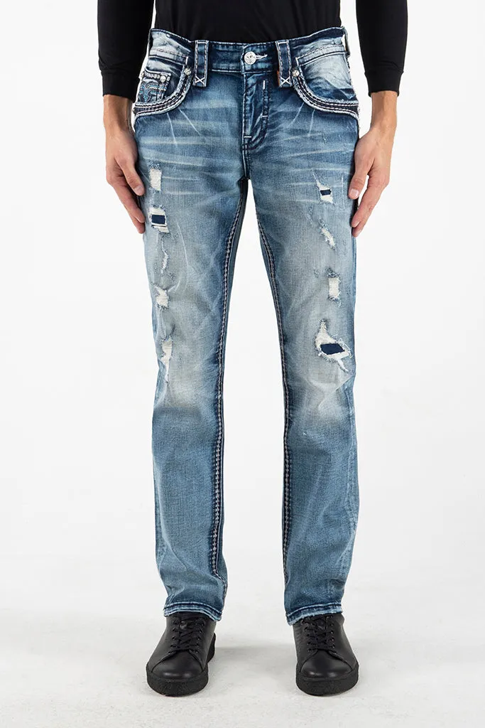 ENZO ALT STRAIGHT JEANS sold by Rock Revival product image thumbnail 3