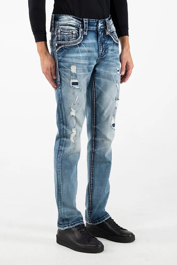 ENZO ALT STRAIGHT JEANS sold by Rock Revival product image thumbnail 2