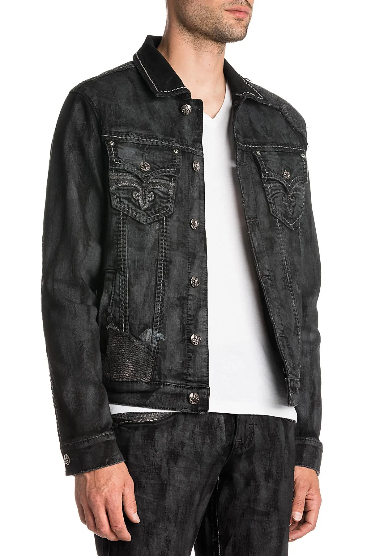DOHENY DENIM JACKET sold by Rock Revival product image thumbnail 3