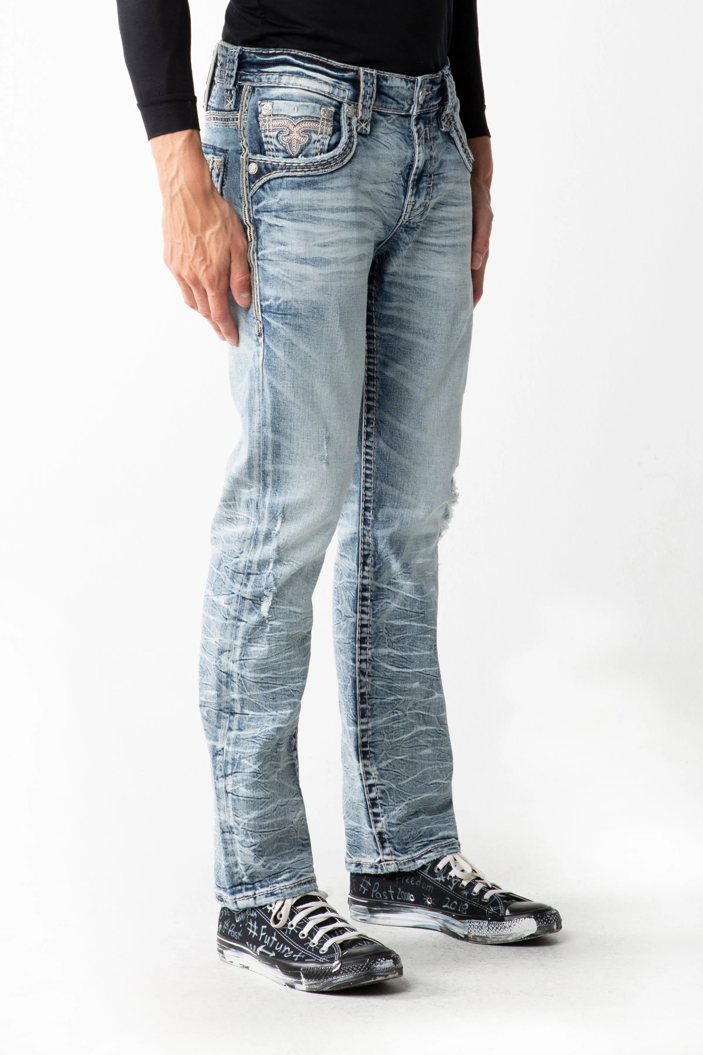 DEEN STRAIGHT JEANS sold by Rock Revival product image thumbnail 2