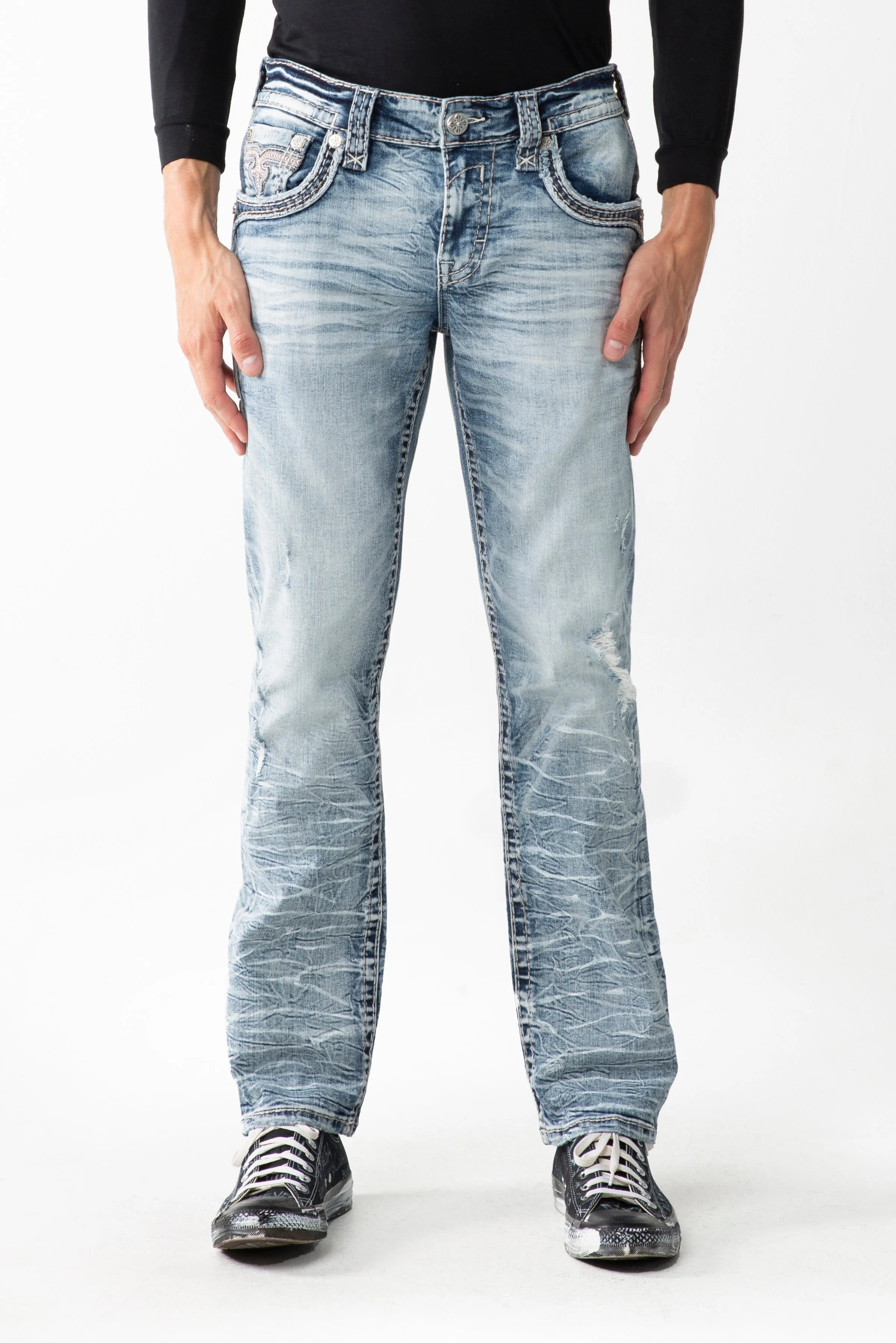 DEEN STRAIGHT JEANS sold by Rock Revival product image thumbnail 3