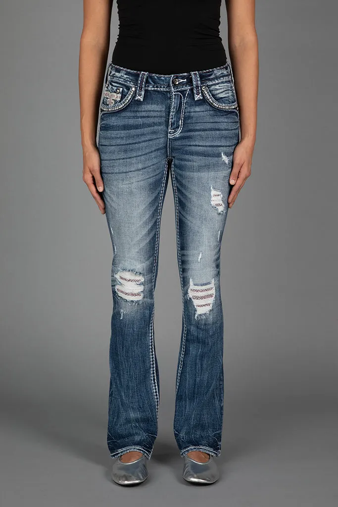 RUBY BOOTCUT JEANS sold by Rock Revival product image thumbnail 3