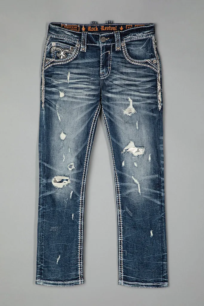 MERRITT STRAIGHT JEANS sold by Rock Revival product image thumbnail 5