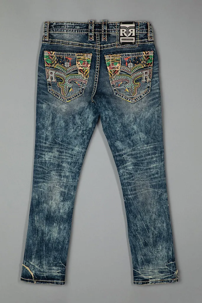 LYNDON ALT STRAIGHT JEANS sold by Rock Revival product image thumbnail 4