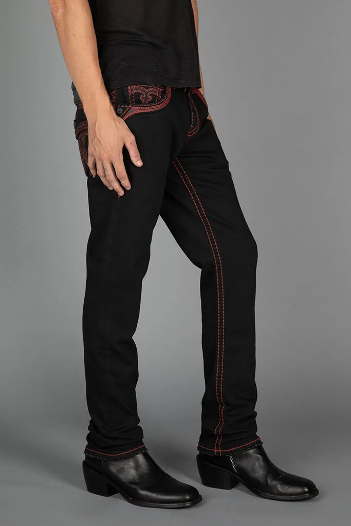 ZINFANDEL ALT STRAIGHT JEANS sold by Rock Revival product image thumbnail 2