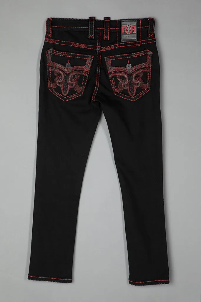 ZINFANDEL ALT STRAIGHT JEANS sold by Rock Revival product image thumbnail 4