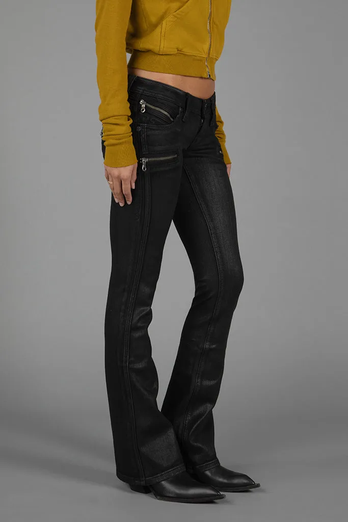 Kamil Super Low-Rise Moto Bootcut Jeans sold by Rock Revival product image thumbnail 2