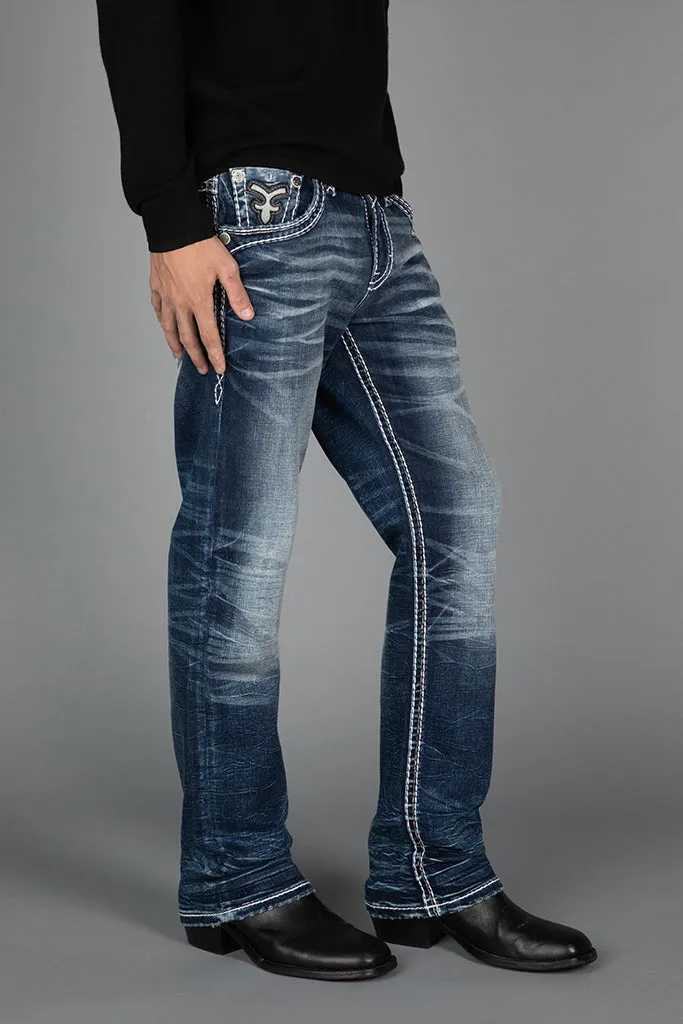 EDMUND STRAIGHT JEANS sold by Rock Revival product image thumbnail 2