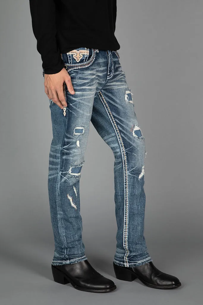 JAMESON ALT STRAIGHT JEANS sold by Rock Revival product image thumbnail 2
