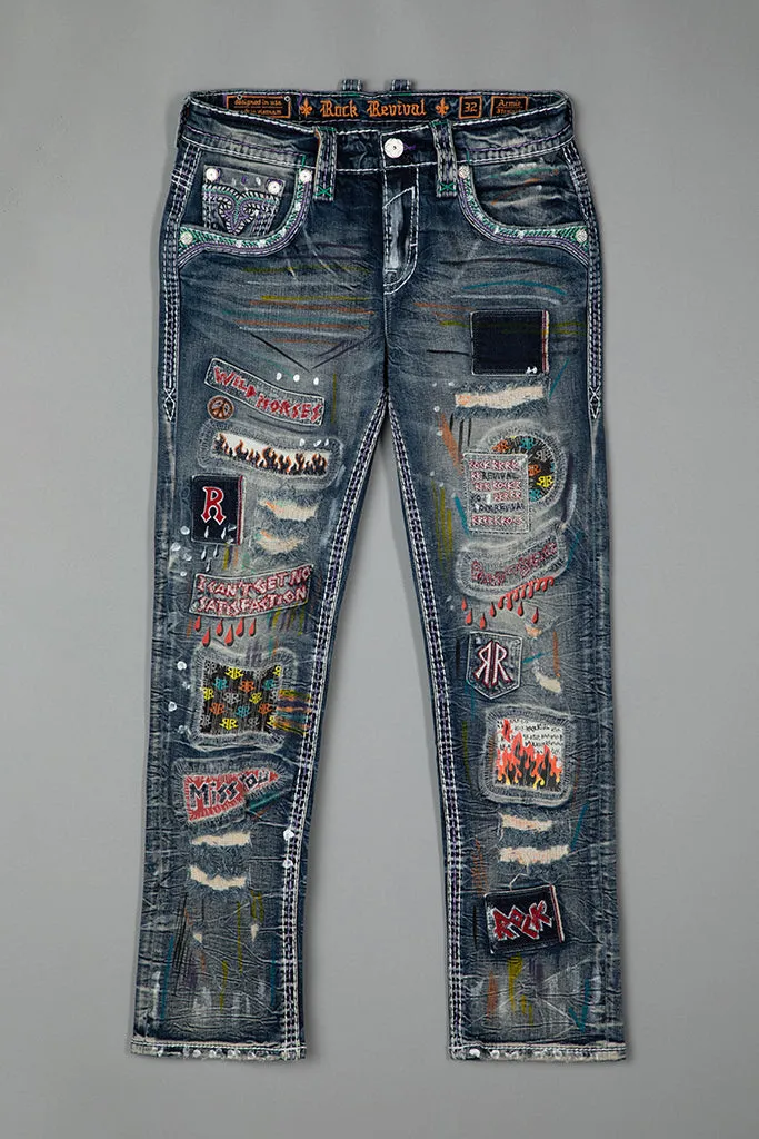 Armie Straight Jeans sold by Rock Revival product image thumbnail 5