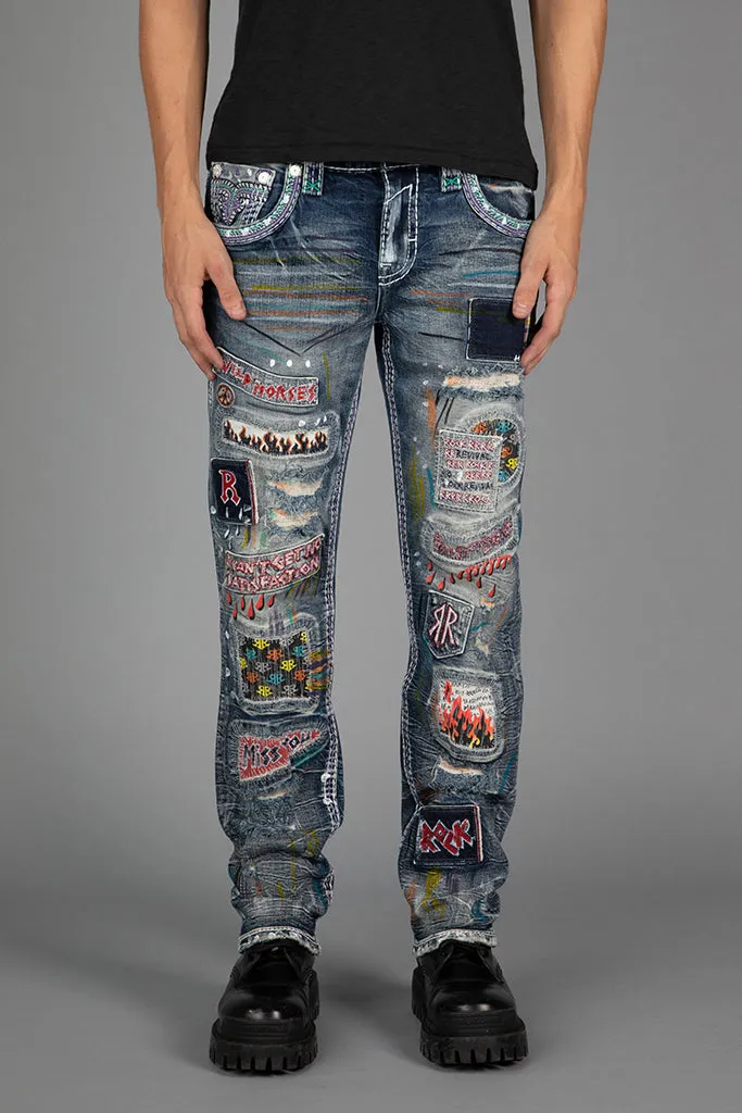 Armie Straight Jeans sold by Rock Revival product image thumbnail 3