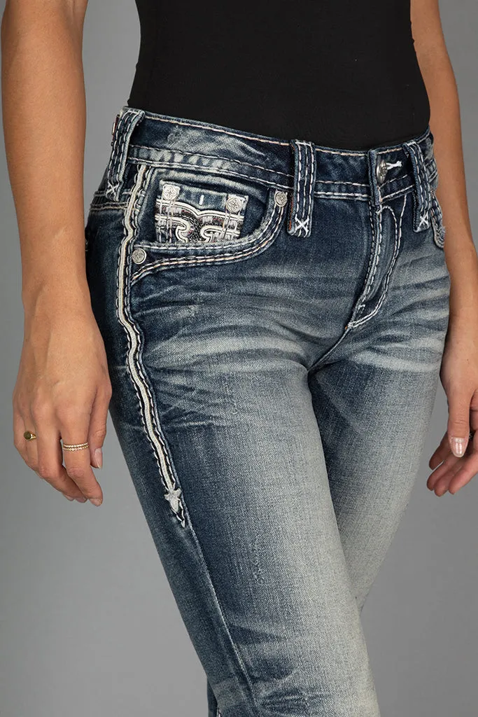 CARMINE BOOTCUT JEANS sold by Rock Revival product image thumbnail 5