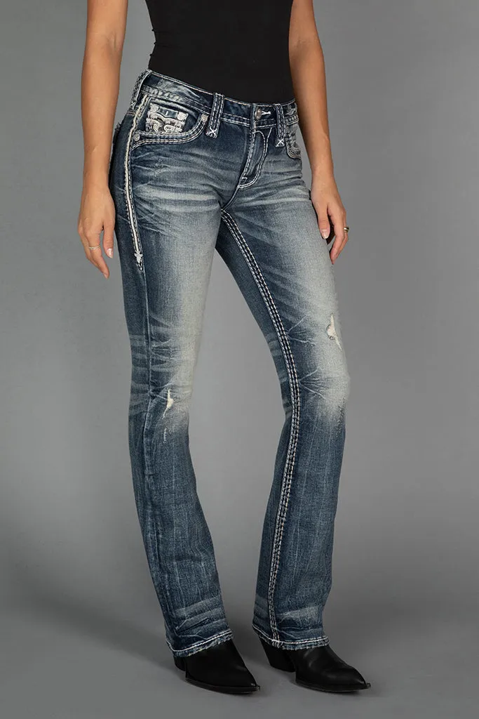 CARMINE BOOTCUT JEANS sold by Rock Revival product image thumbnail 2