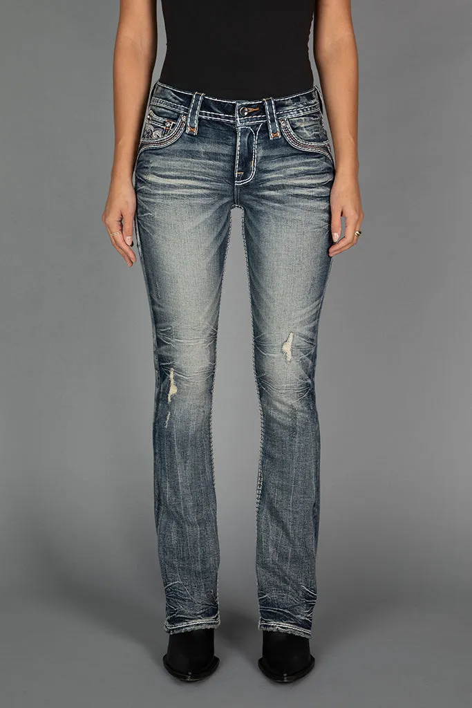 Aarna Bootcut Jeans sold by Rock Revival product image thumbnail 3