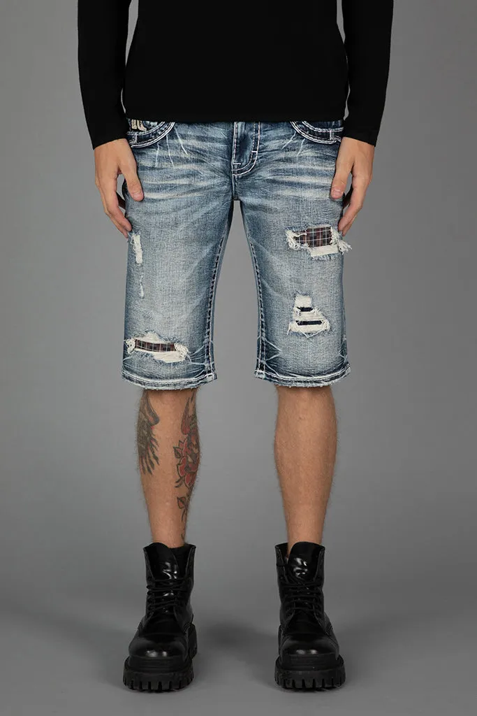 Arjan Denim Shorts sold by Rock Revival product image thumbnail 3