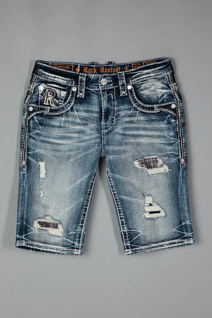 Arjan Denim Shorts sold by Rock Revival product image thumbnail 5