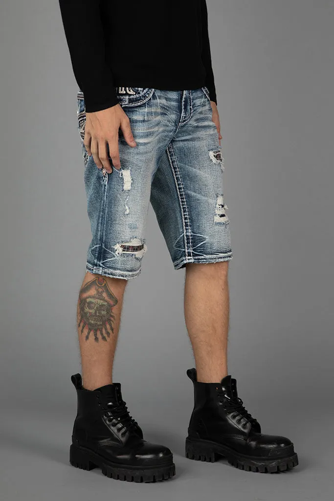 Arjan Denim Shorts sold by Rock Revival product image thumbnail 2