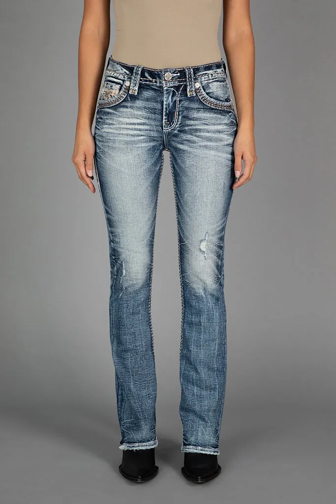 DIARA BOOTCUT JEANS sold by Rock Revival product image thumbnail 3