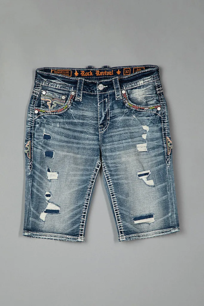 Jeth Denim Shorts sold by Rock Revival product image thumbnail 5