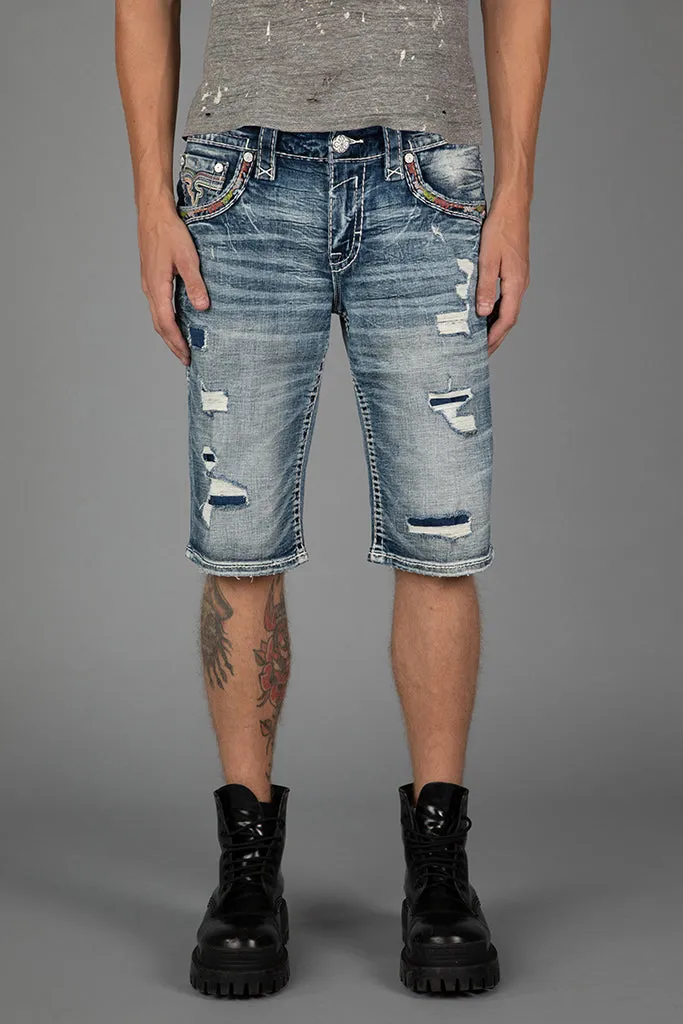 Jeth Denim Shorts sold by Rock Revival product image thumbnail 3