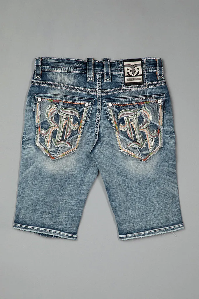 Jeth Denim Shorts sold by Rock Revival product image thumbnail 4