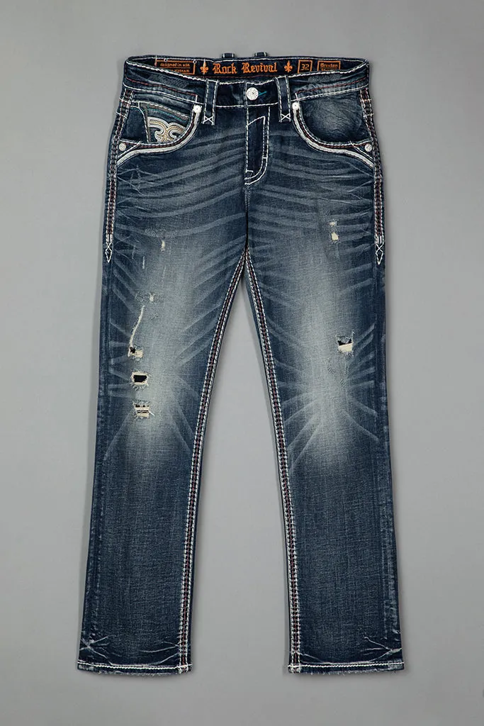 Brexton Straight Jeans sold by Rock Revival product image thumbnail 5