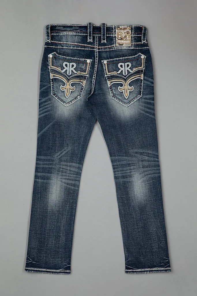 Brexton Straight Jeans sold by Rock Revival product image thumbnail 4