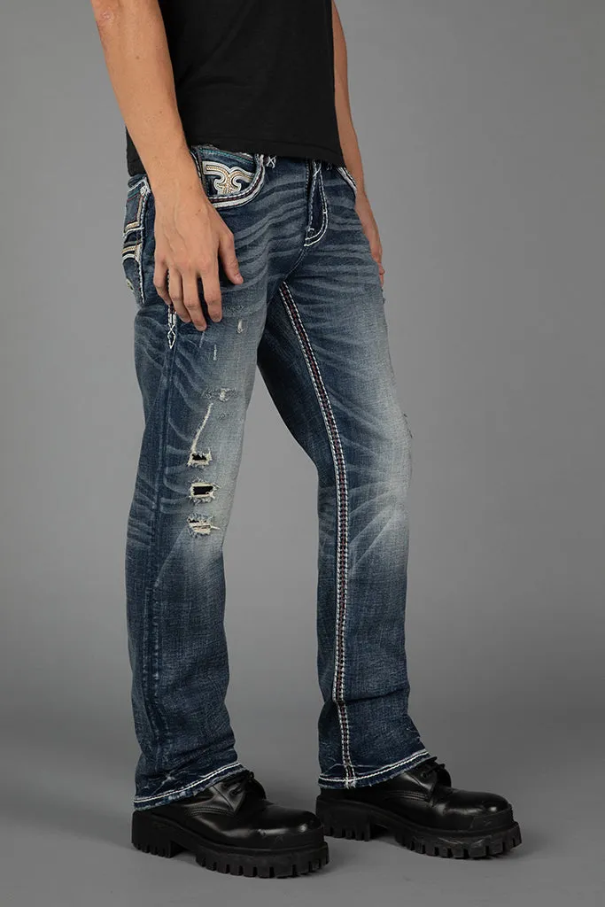 Brexton Straight Jeans sold by Rock Revival product image thumbnail 2