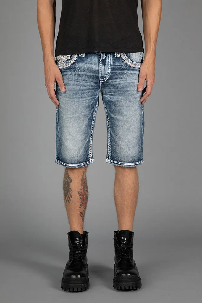 Jimmie Denim Shorts sold by Rock Revival product image thumbnail 3