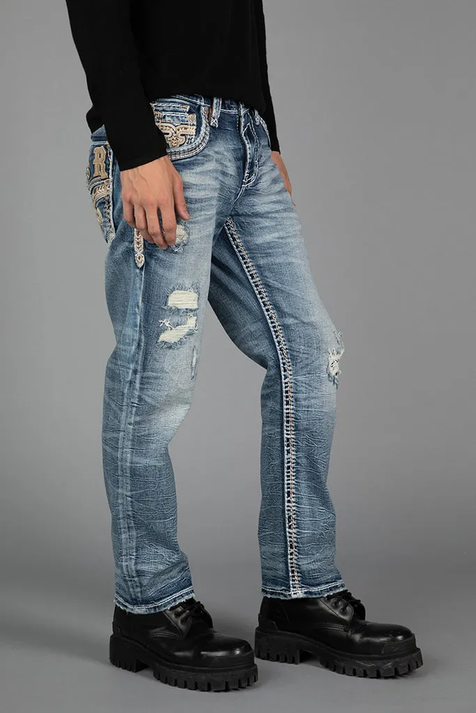 Micah Straight Jeans sold by Rock Revival product image thumbnail 2