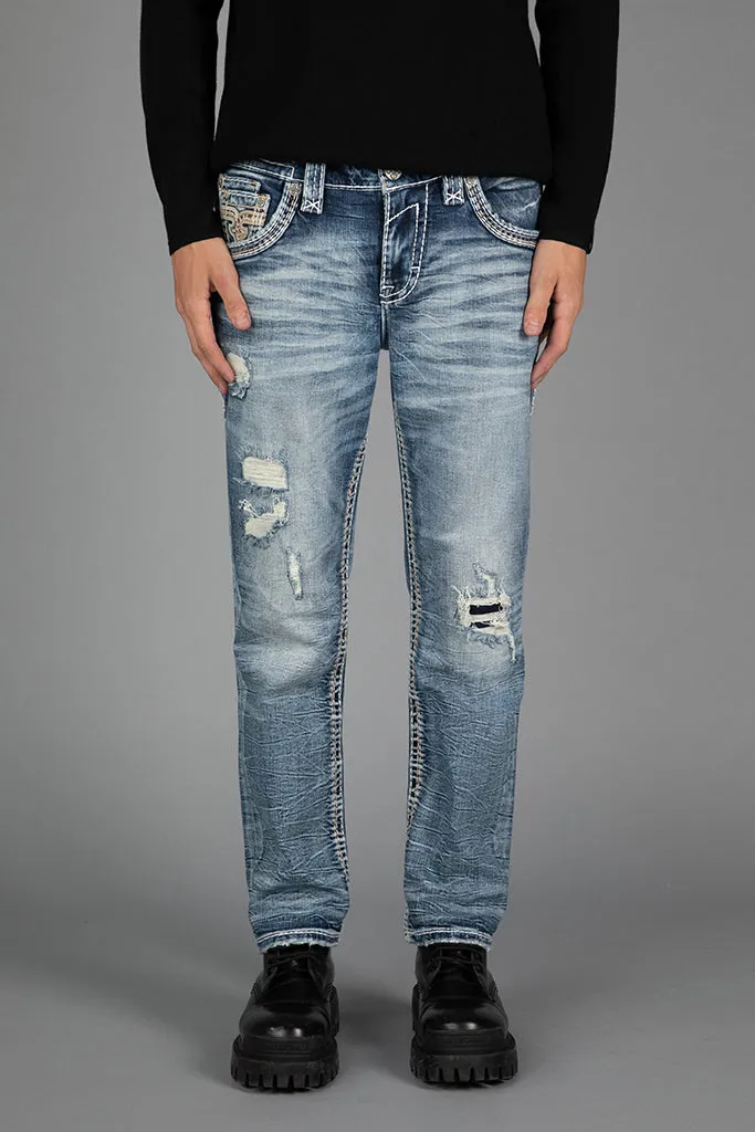 Micah Straight Jeans sold by Rock Revival product image thumbnail 3