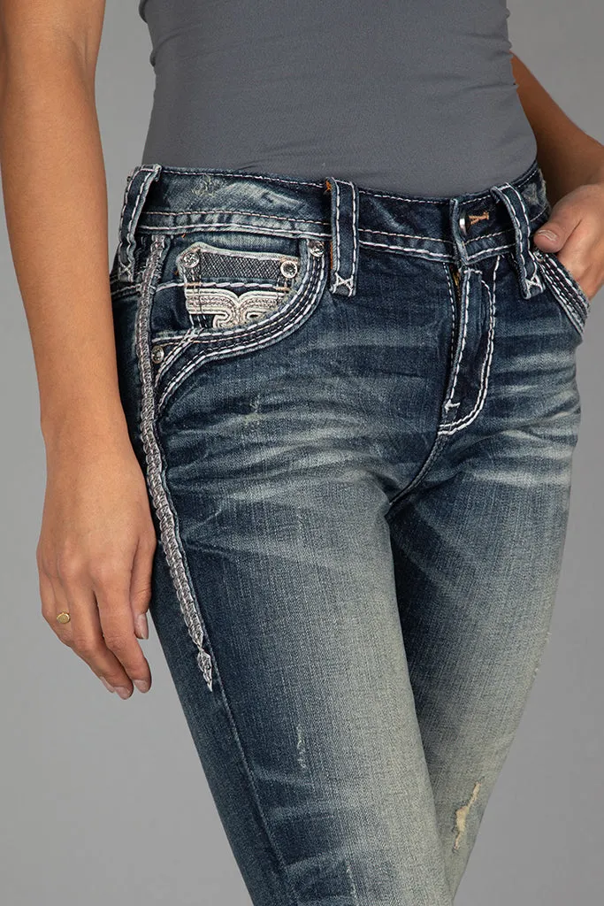 Leila Bootcut Jeans sold by Rock Revival product image thumbnail 5