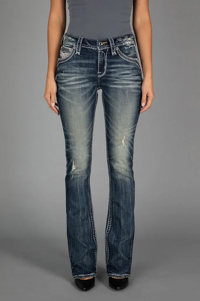 Leila Bootcut Jeans sold by Rock Revival product image thumbnail 3