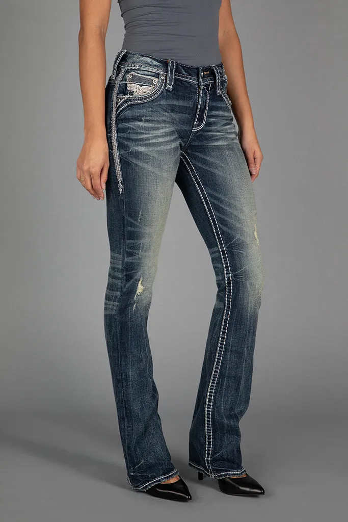 Leila Bootcut Jeans sold by Rock Revival product image thumbnail 2