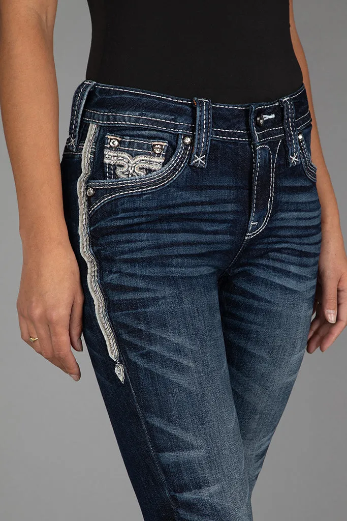 Magdalen Bootcut Jeans sold by Rock Revival product image thumbnail 5