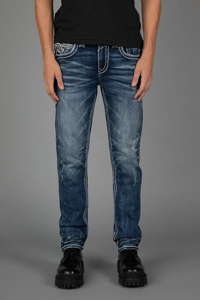 Karlo Alt Straight Jeans sold by Rock Revival product image thumbnail 3
