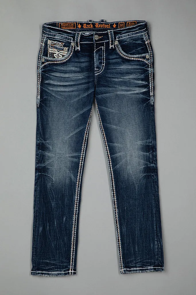 Ronin Straight Jeans sold by Rock Revival product image thumbnail 5