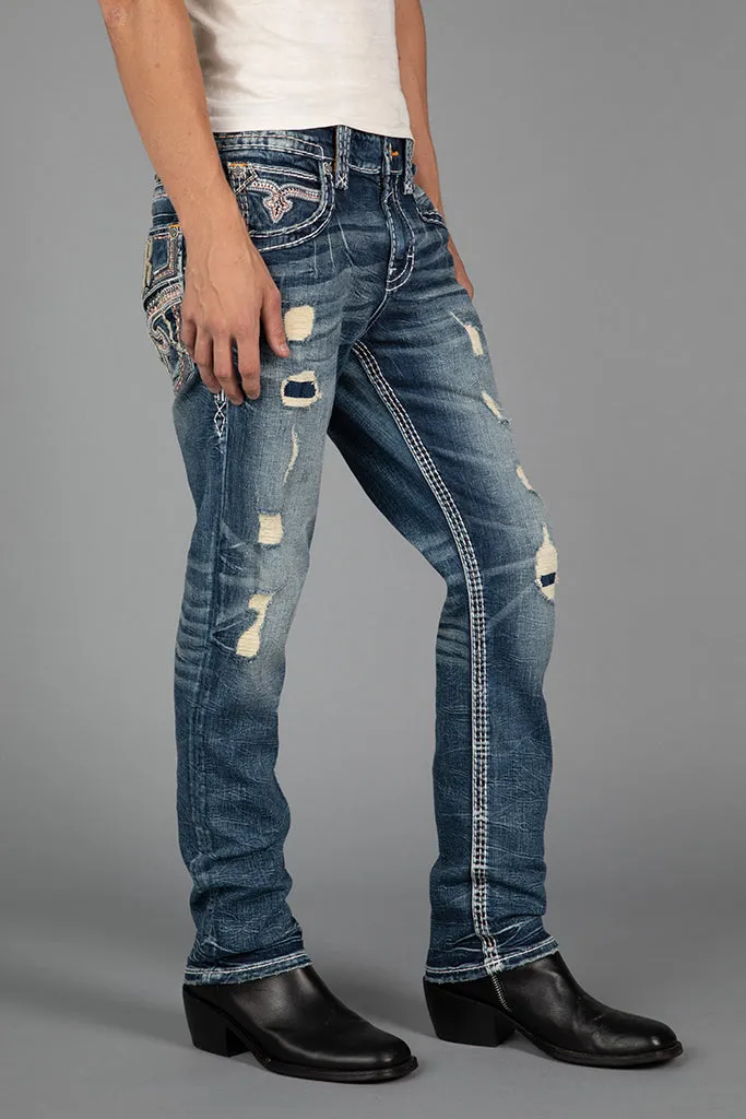 Richie Alt Straight Jeans sold by Rock Revival product image thumbnail 2