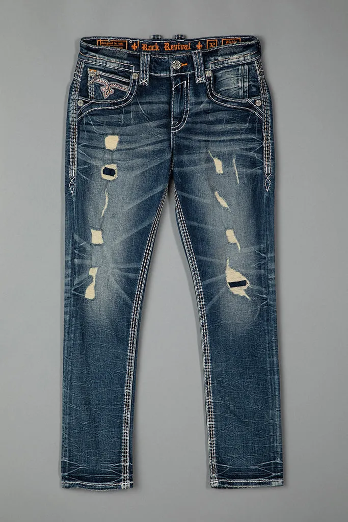 Richie Alt Straight Jeans sold by Rock Revival product image thumbnail 5