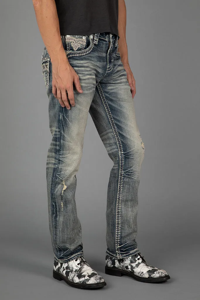 Tzvi Straight Jeans sold by Rock Revival product image thumbnail 2