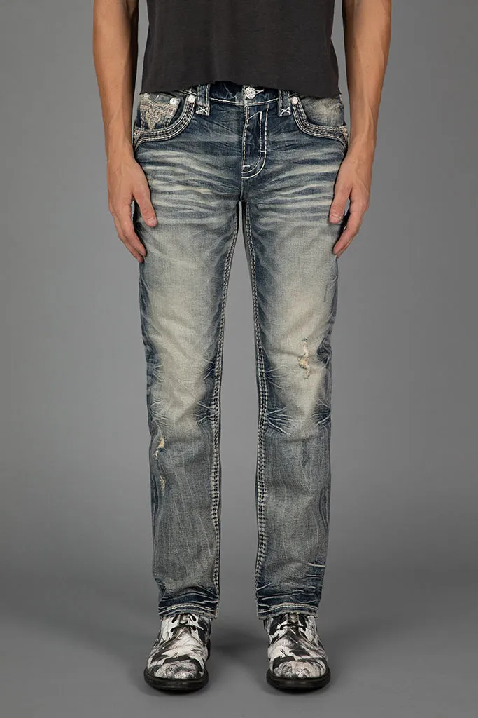 Tzvi Straight Jeans sold by Rock Revival product image thumbnail 3