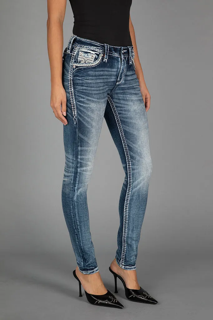 Aurelia Skinny Jeans sold by Rock Revival product image thumbnail 2