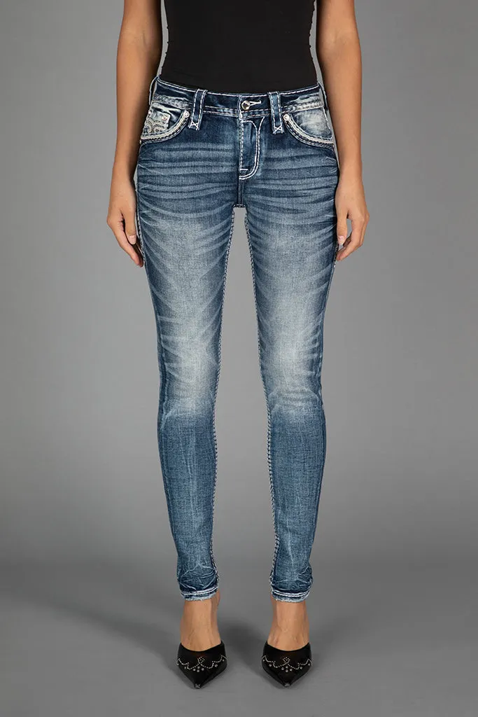 Aurelia Skinny Jeans sold by Rock Revival product image thumbnail 3