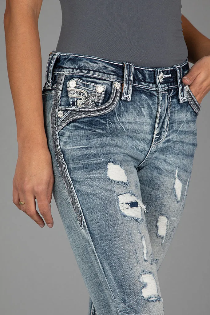 Joelle Straight Jeans sold by Rock Revival product image thumbnail 5
