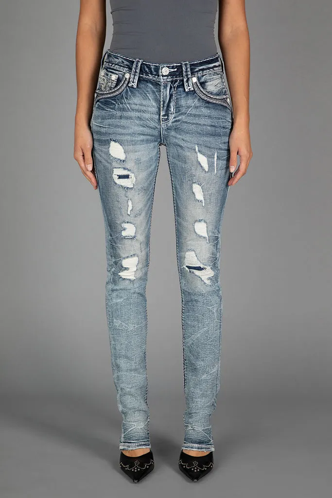 Joelle Straight Jeans sold by Rock Revival product image thumbnail 3