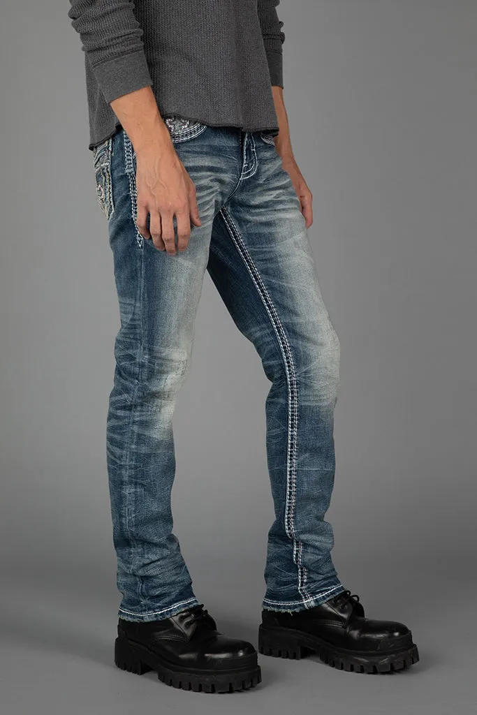 Brayen Straight Jeans sold by Rock Revival product image thumbnail 2