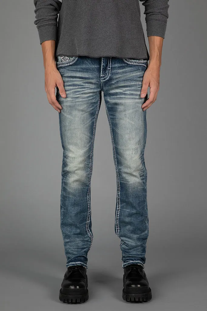 Brayen Straight Jeans sold by Rock Revival product image thumbnail 3